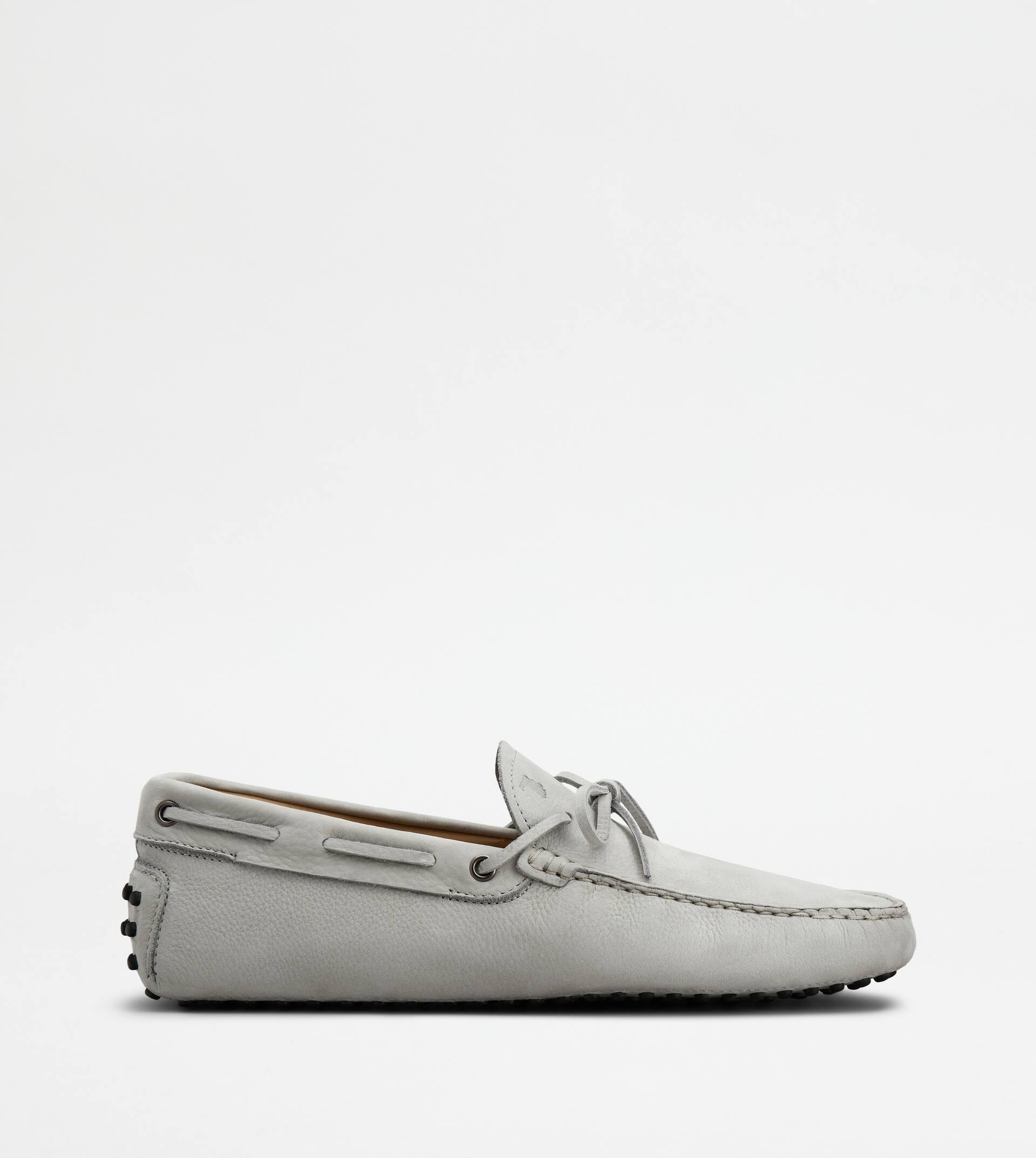 GOMMINO DRIVING SHOES IN NUBUCK - GREY - 1