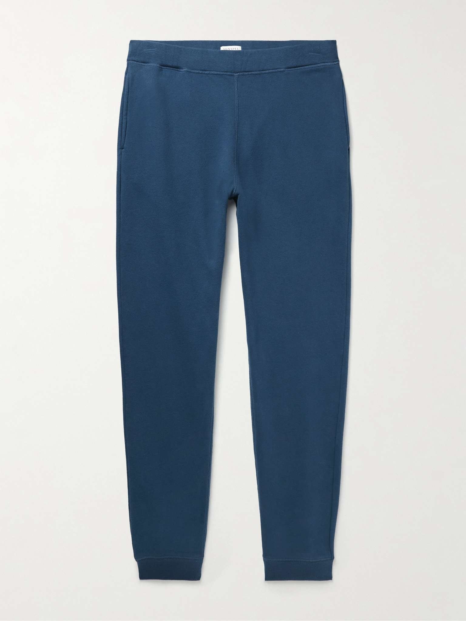 Tapered Brushed Cotton-Jersey Sweatpants - 1