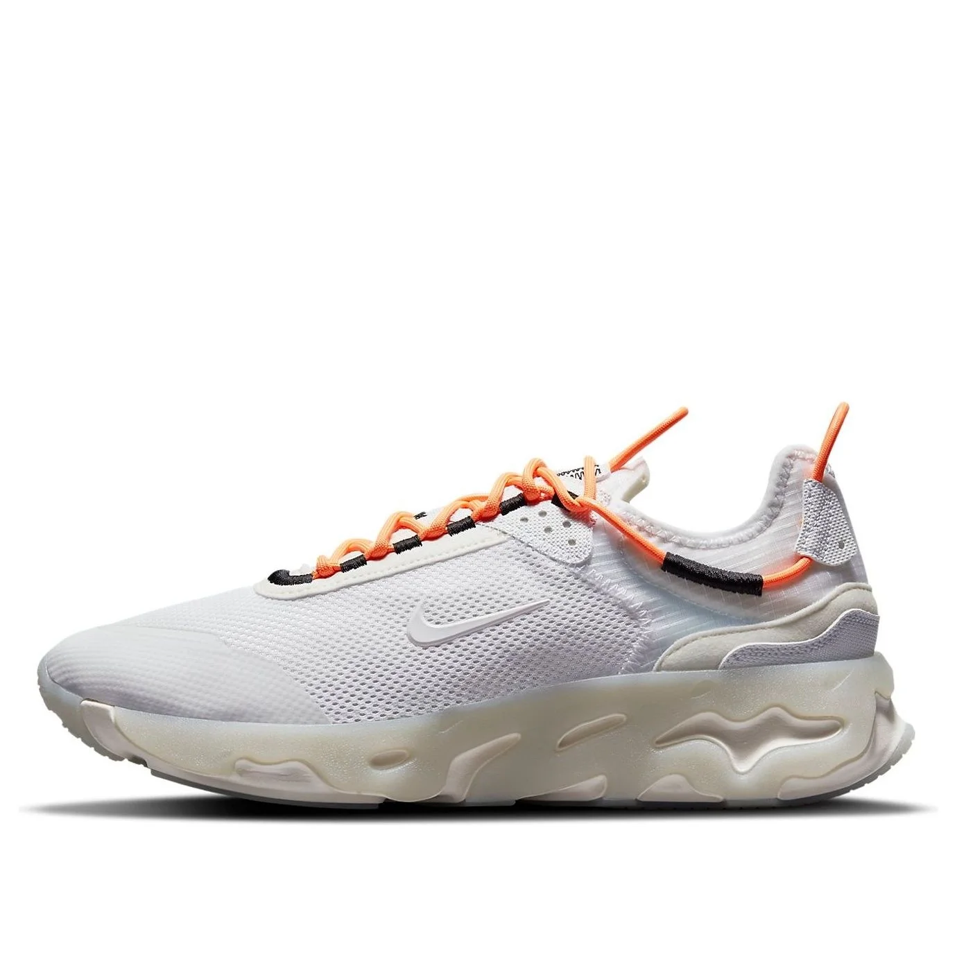 Nike React Live Shoes White/Orange CV1772-102 - 1