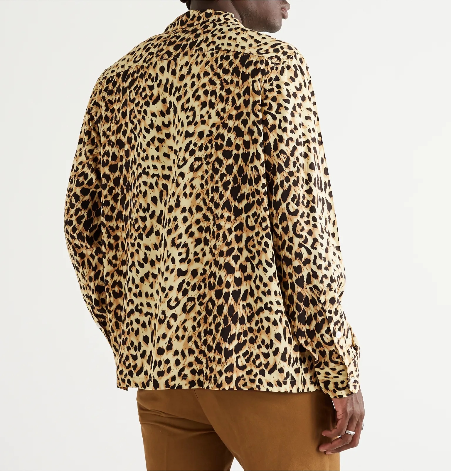 + Wacko Maria Camp-Collar Leopard-Print Woven Shirt - 4