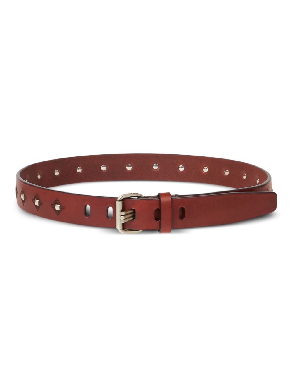 studded leather belt - 2