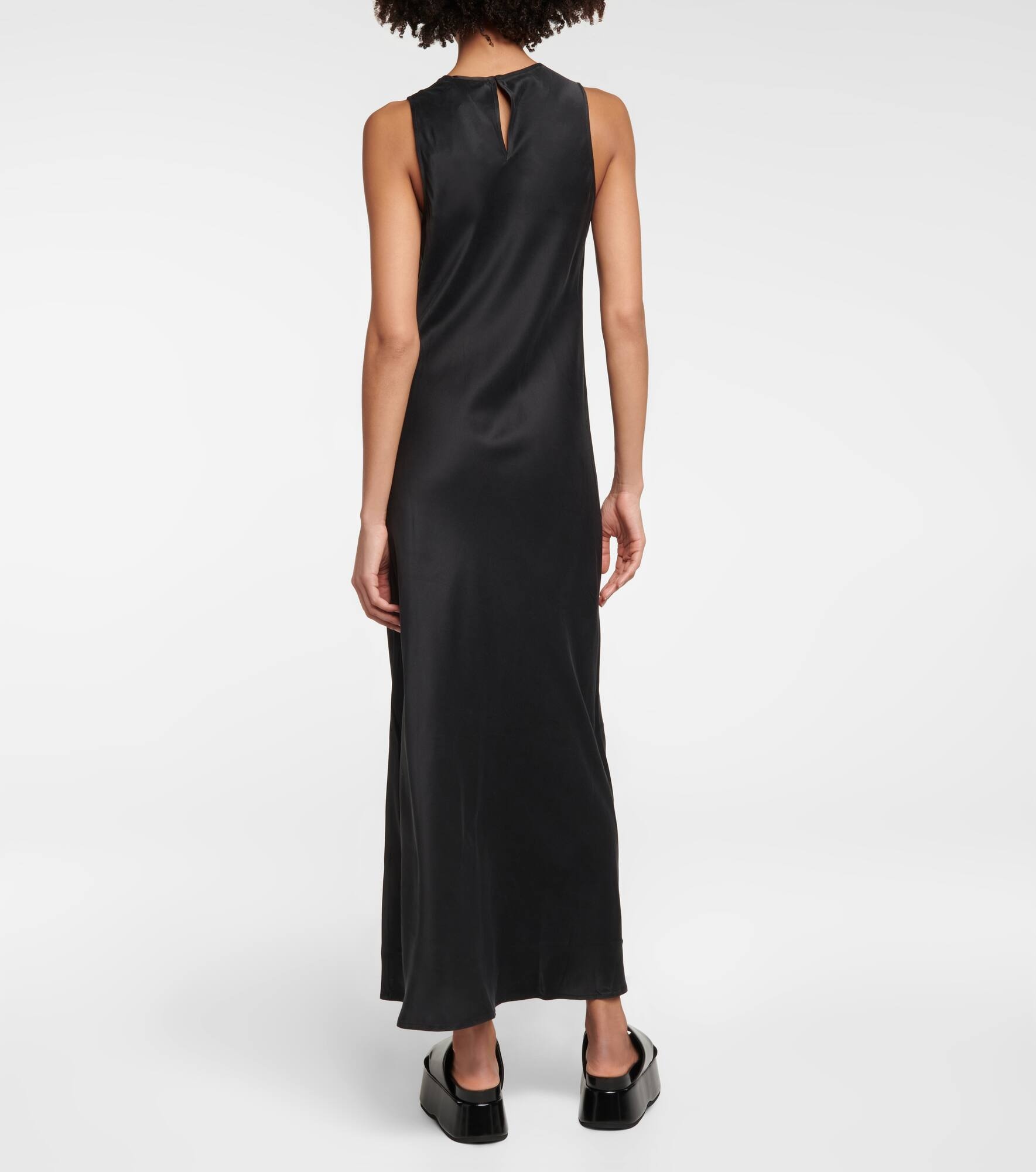 Valencia silk twill maxi dress - 3