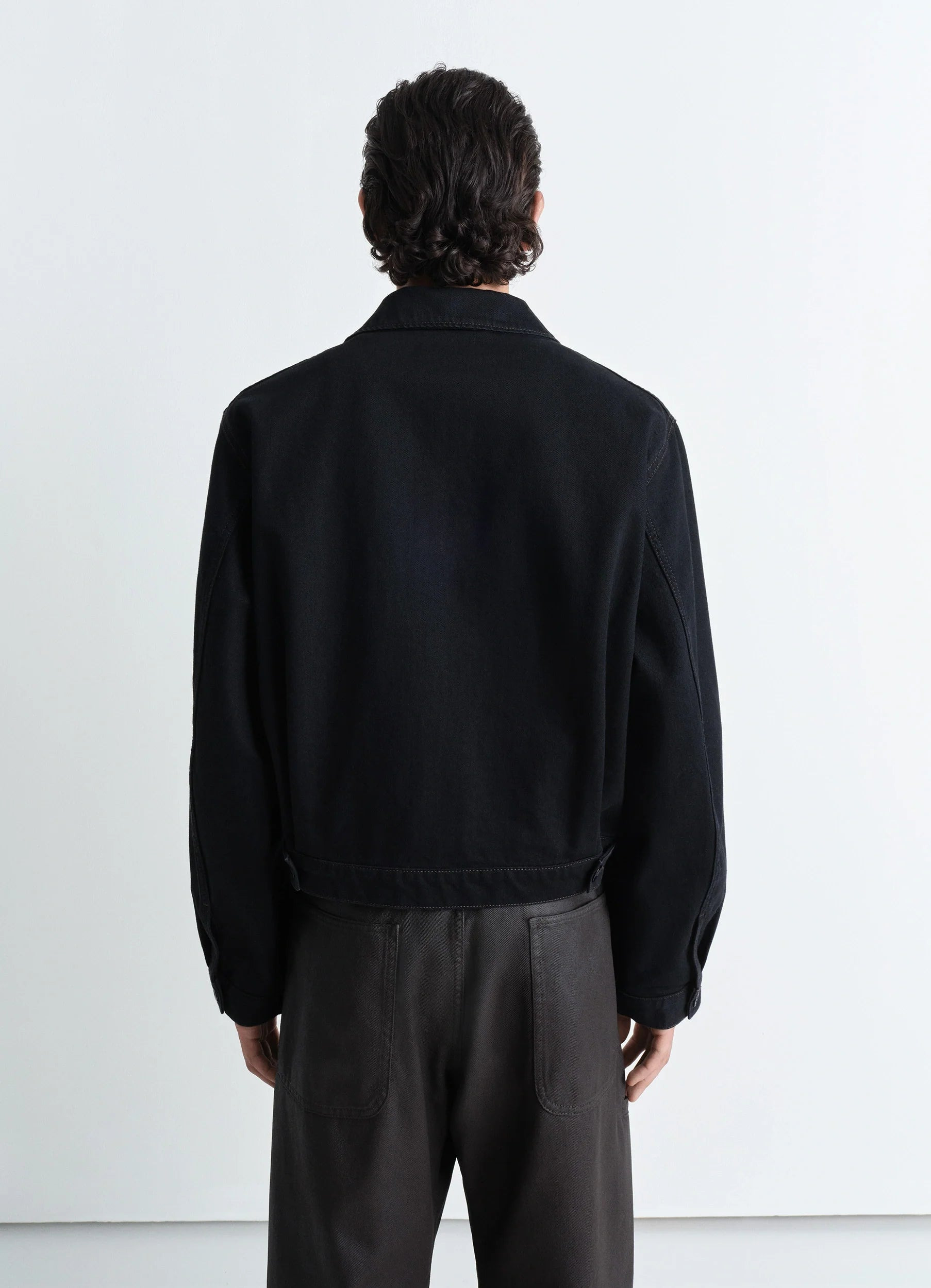 LEMAIRE │ LEATHER TRUCKER JACKET Lemaire LEATHER TRUCKER ROUGH LEATHER | REVERSIBLE
