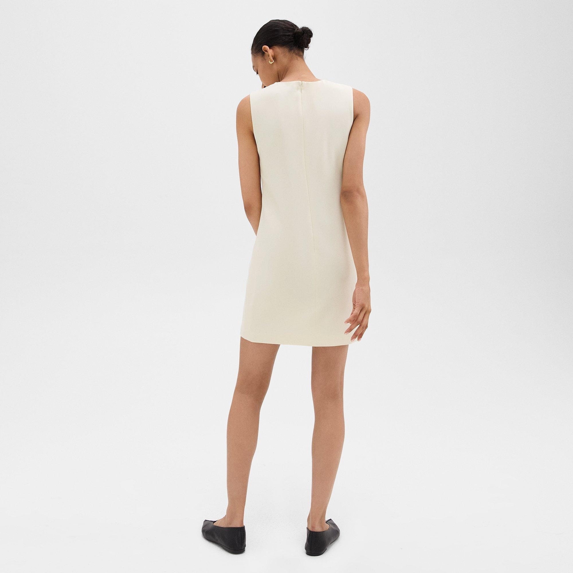 Shift Dress in Admiral Crepe - 4
