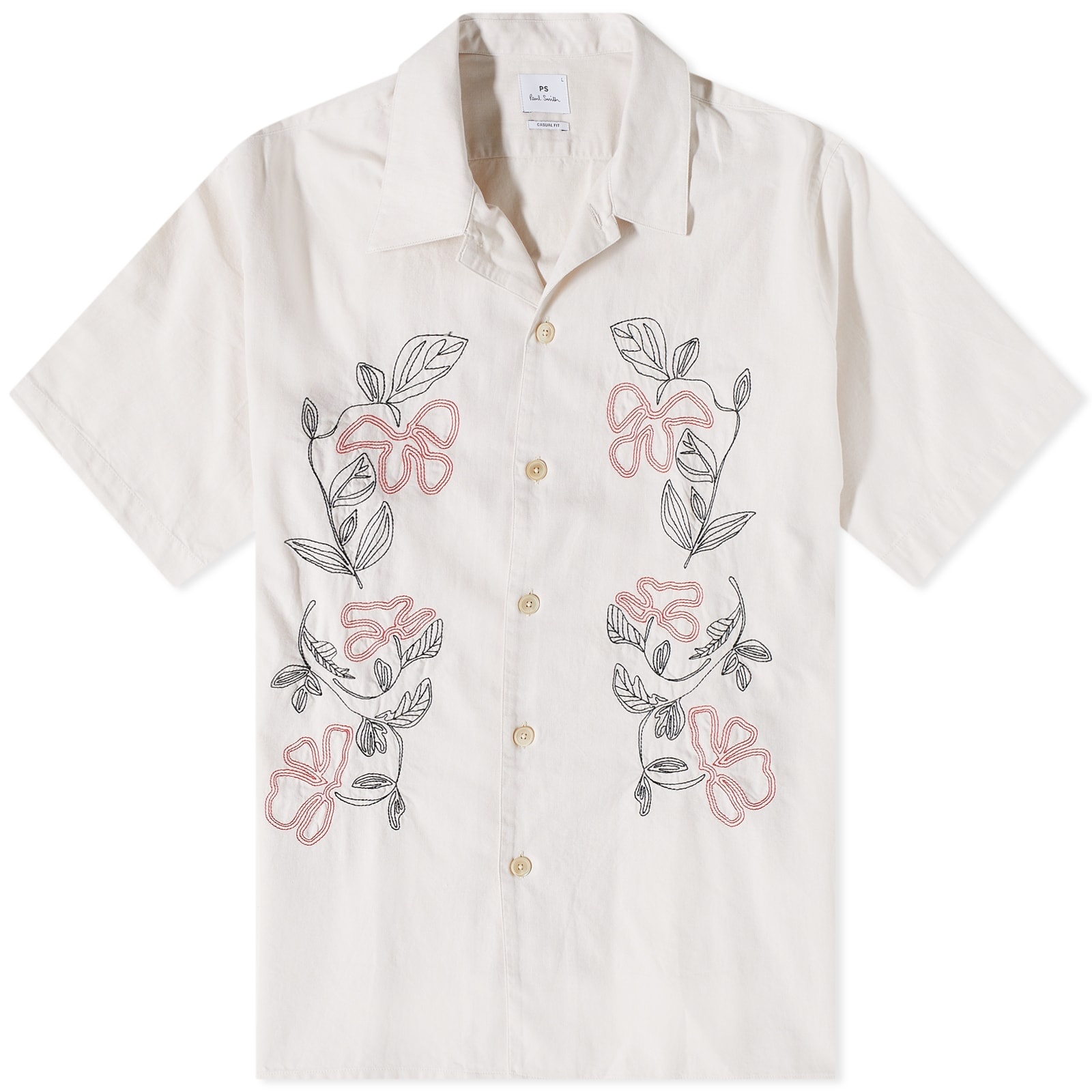 Paul Smith Embroidered Vacation Shirt - 1