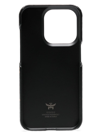 MCM Aren Visetos-print iPhone 15 Pro phone case outlook