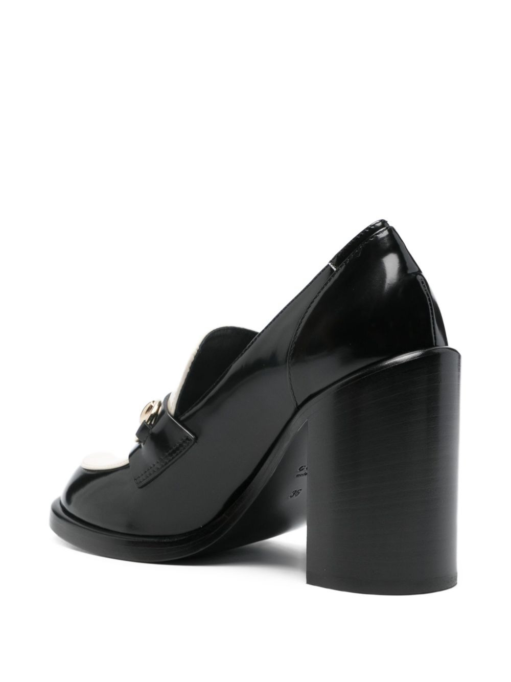 Gucci Women Leather Heel Loafers - 4