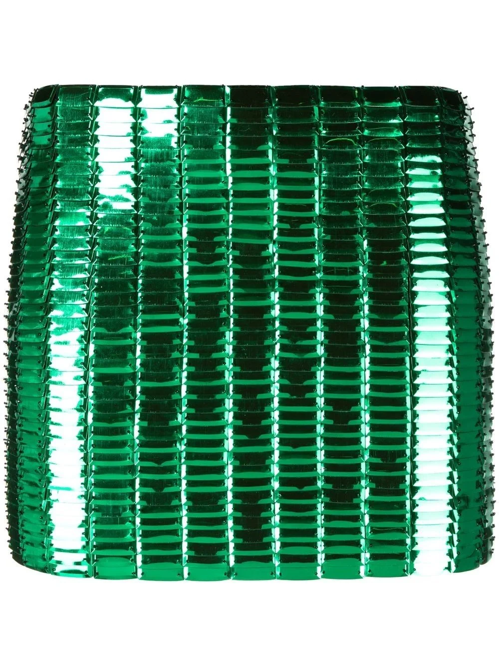 crystal-embellished fitted skirt - 1