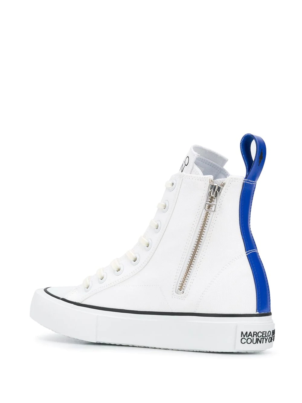 wing print hi-top sneakers - 3