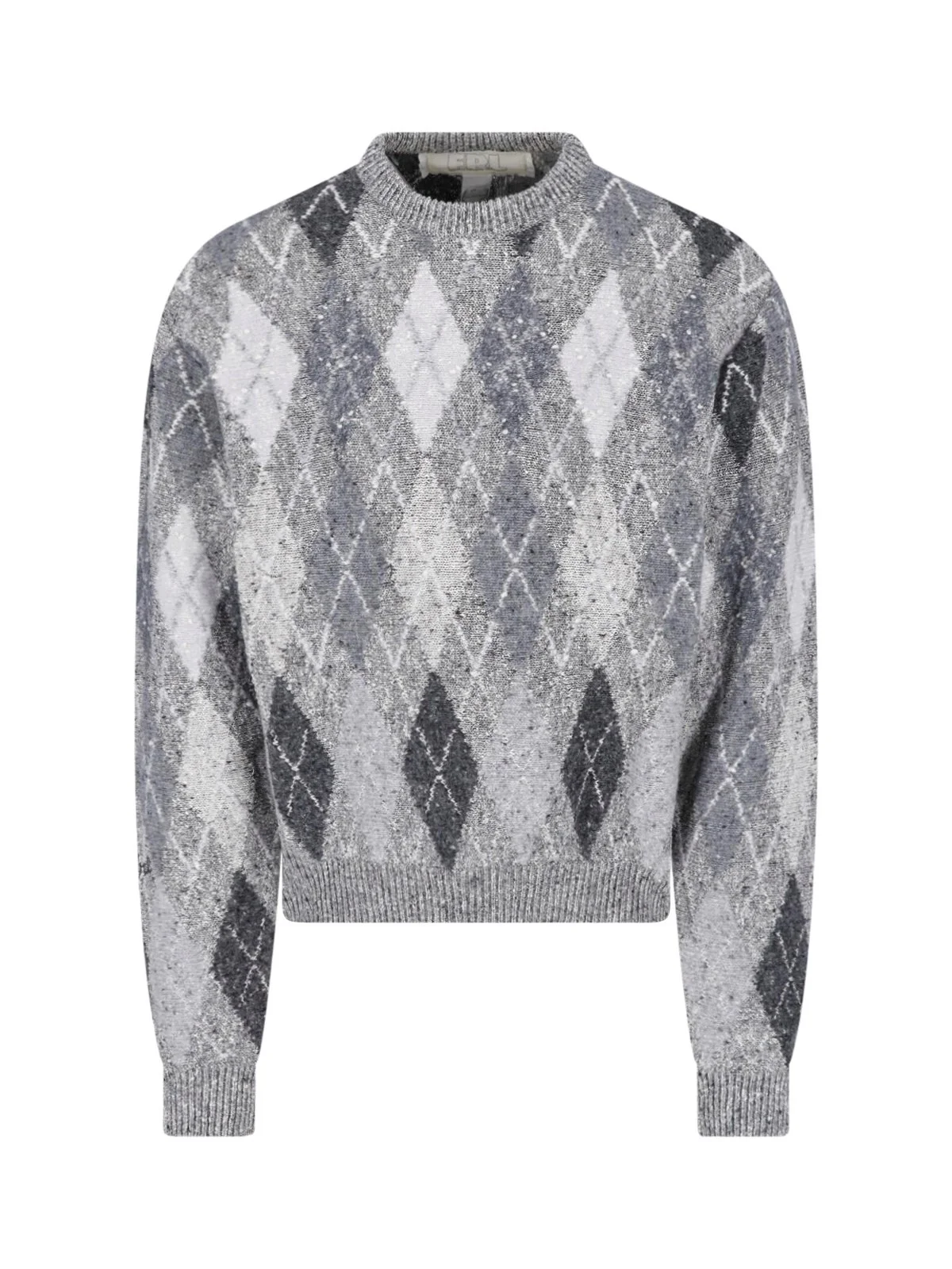DIAMOND-PATTERN SWEATER - 1