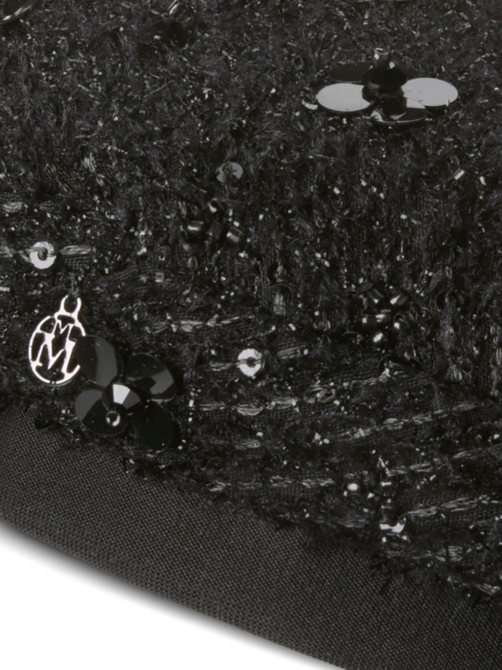 beaded textured beret - 2