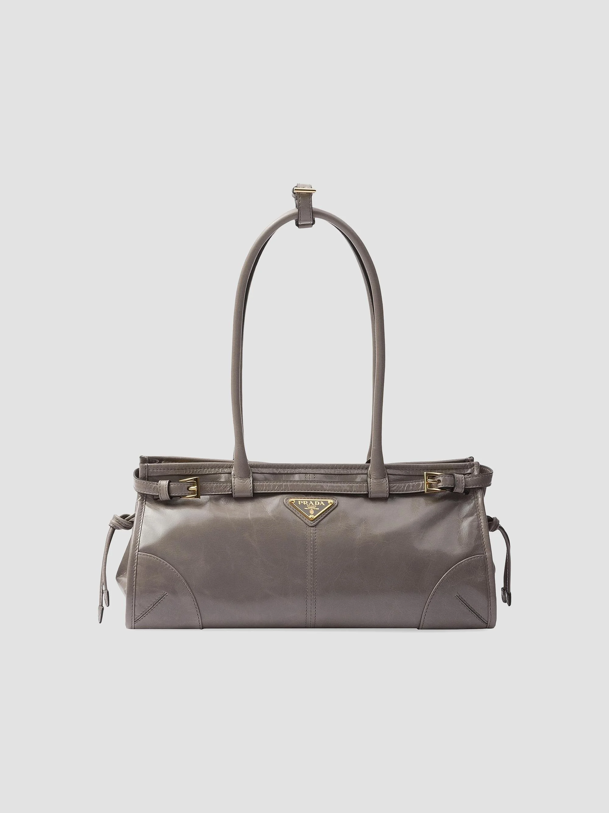 Women's Bonnie Medium Leather Top Handle Bag - Grey - 1