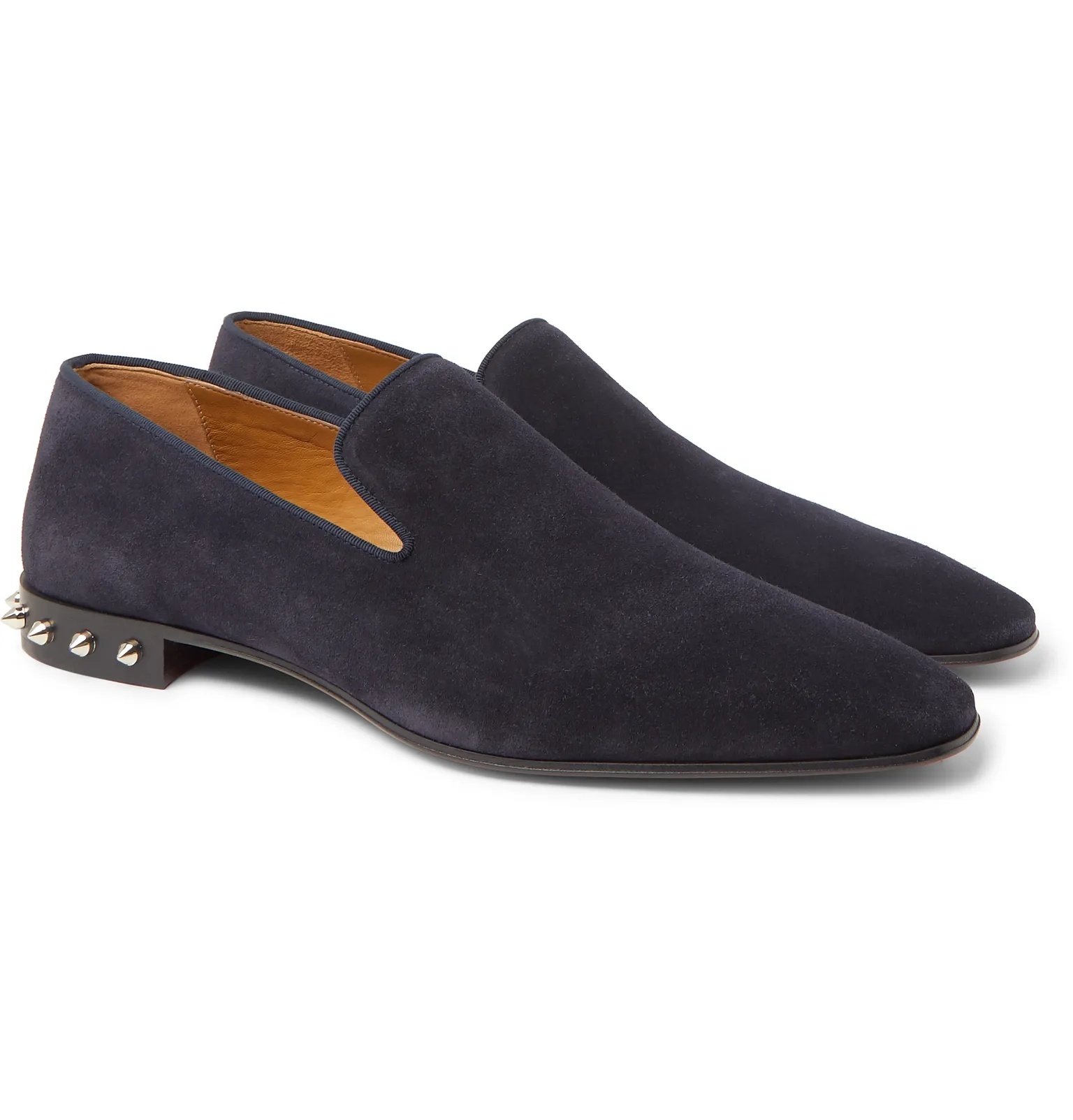 Spiked Suede Loafers - 2