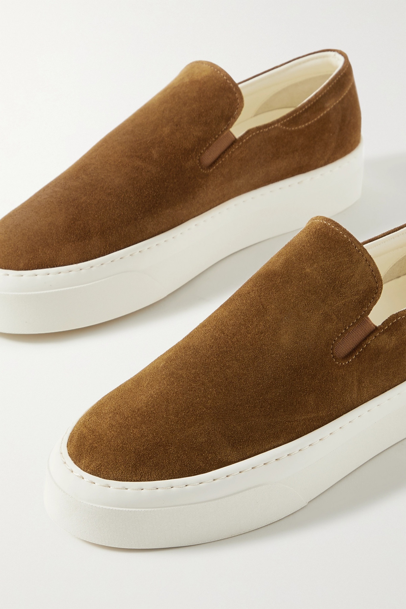 Marie H suede slip-on sneakers - 4