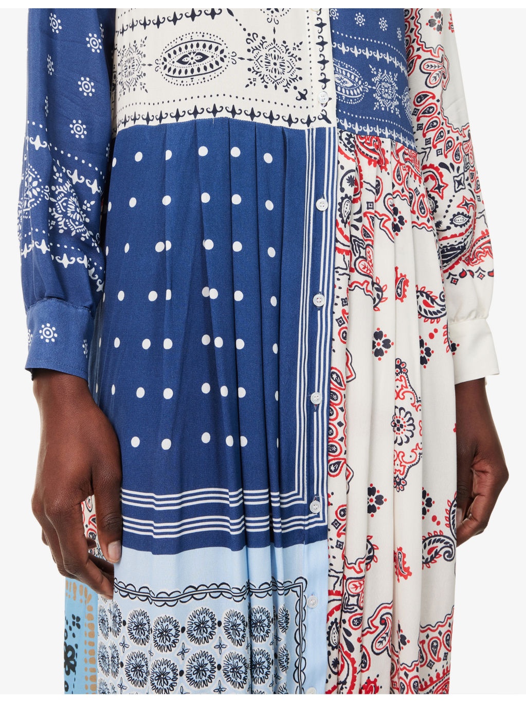 Zuai Printed Woven Midi Dress - 5