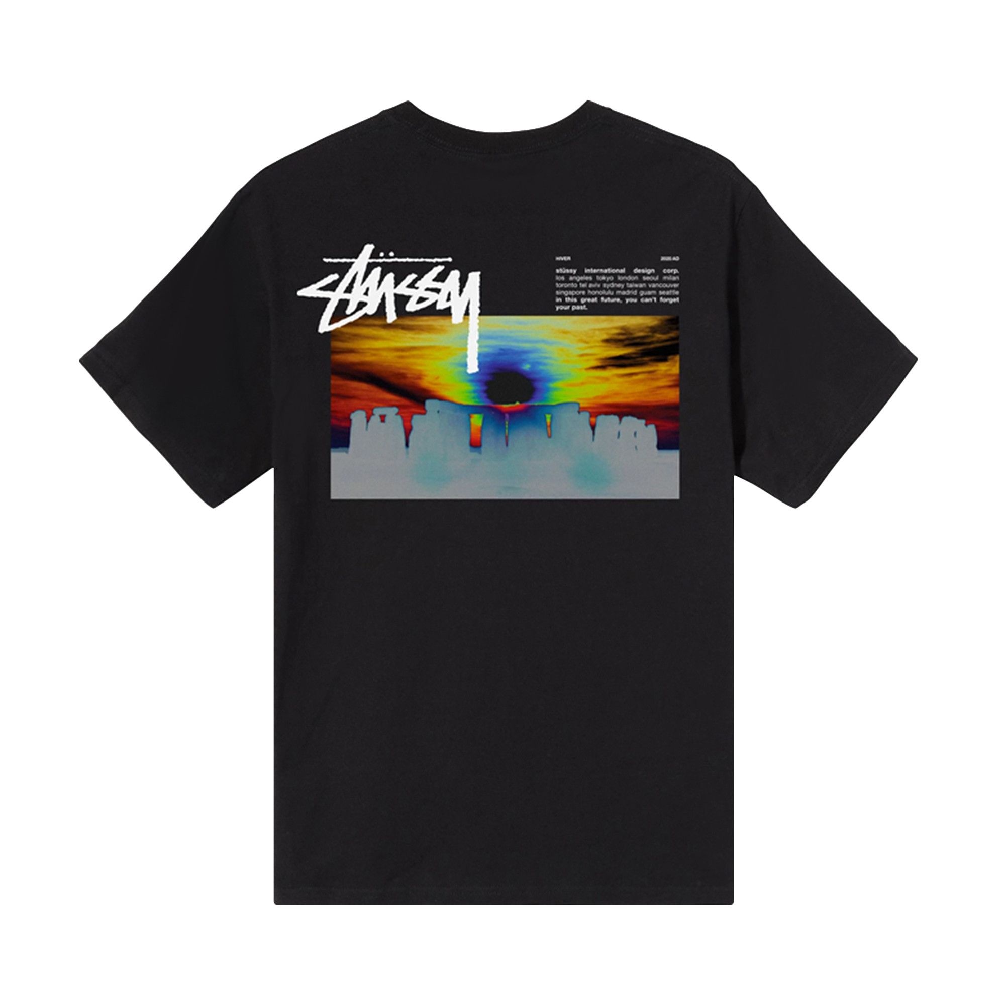 Stussy Stonehenge Tee 'Black' - 2