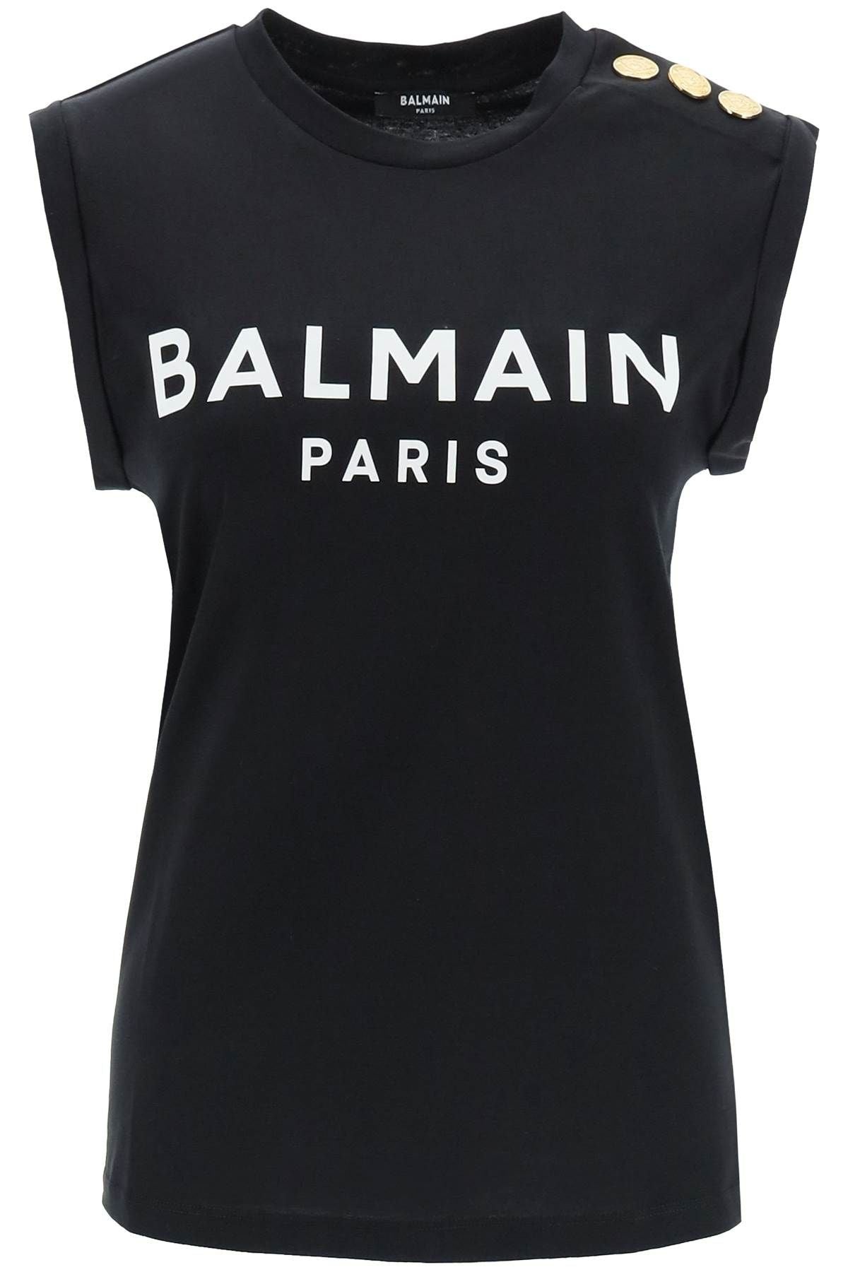 Balmain Logo Top With Embossed Buttons - 1