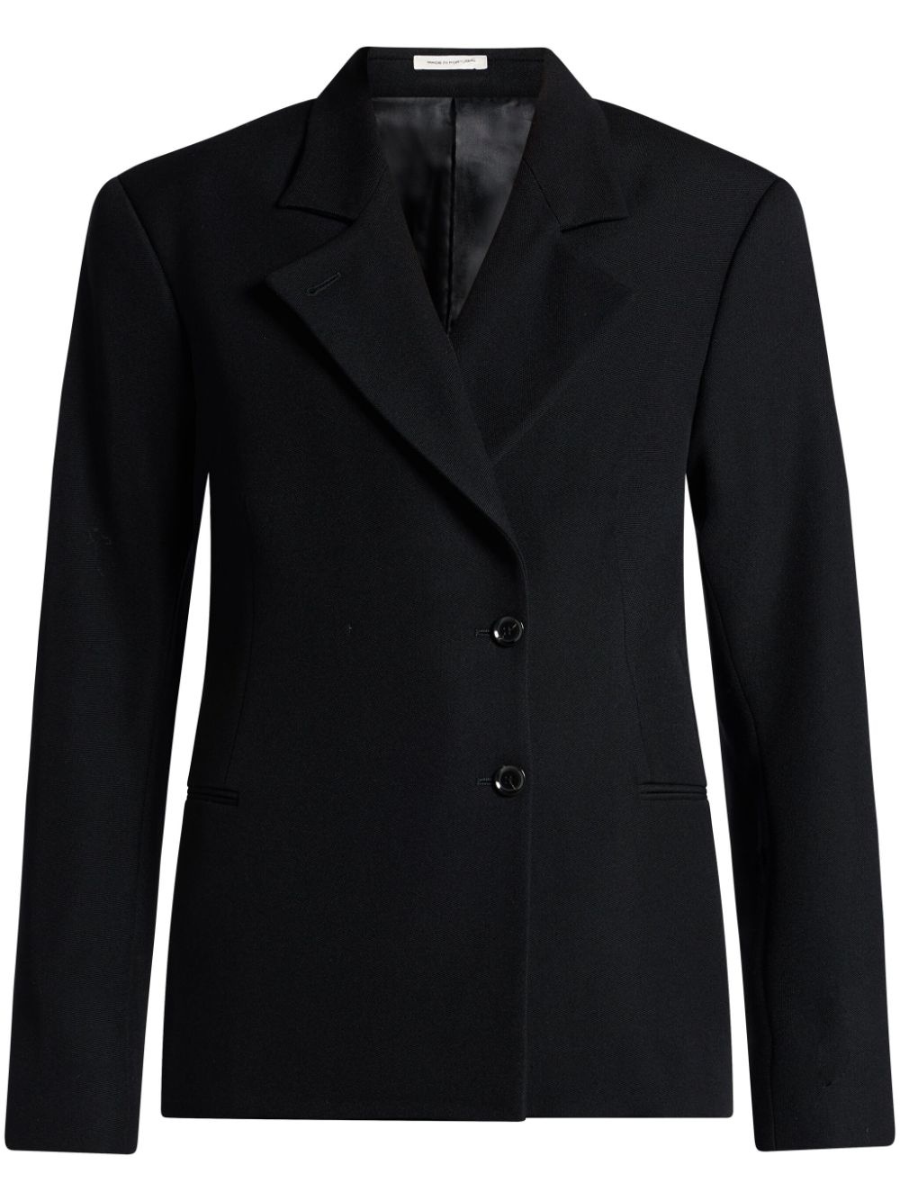 single-breasted wool blazer - 1