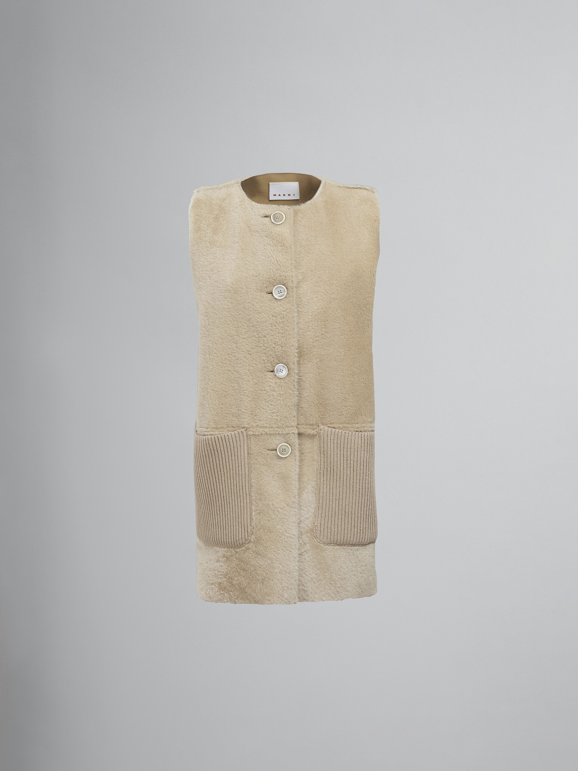 LIGHT MERINO VELOUR VEST - 1