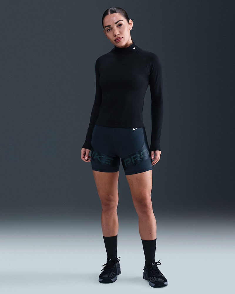 Nike Pro Women's Dri-FIT Long-Sleeve Mock-Neck Top 4