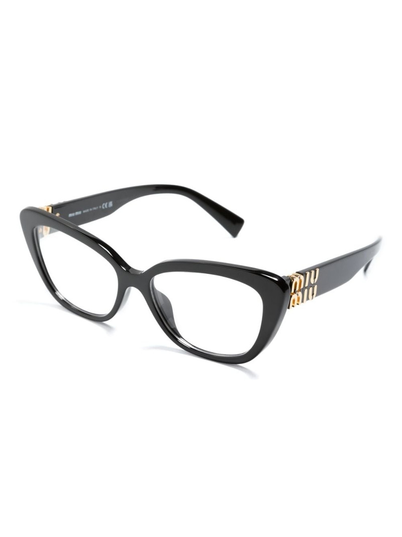 Miu Miu logo-detail cat-eye frame glasses outlook