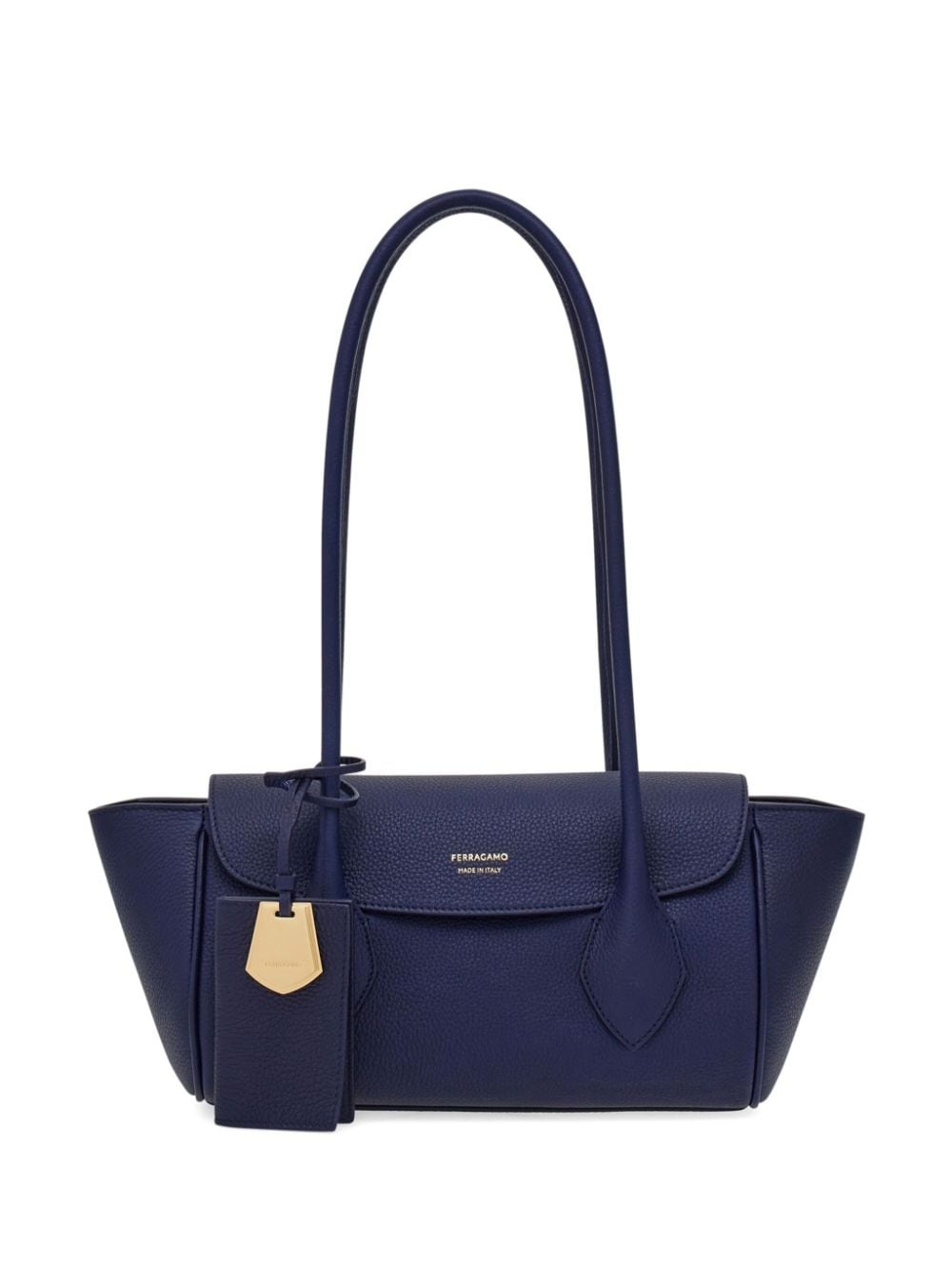 small East-West leather tote bag - 1
