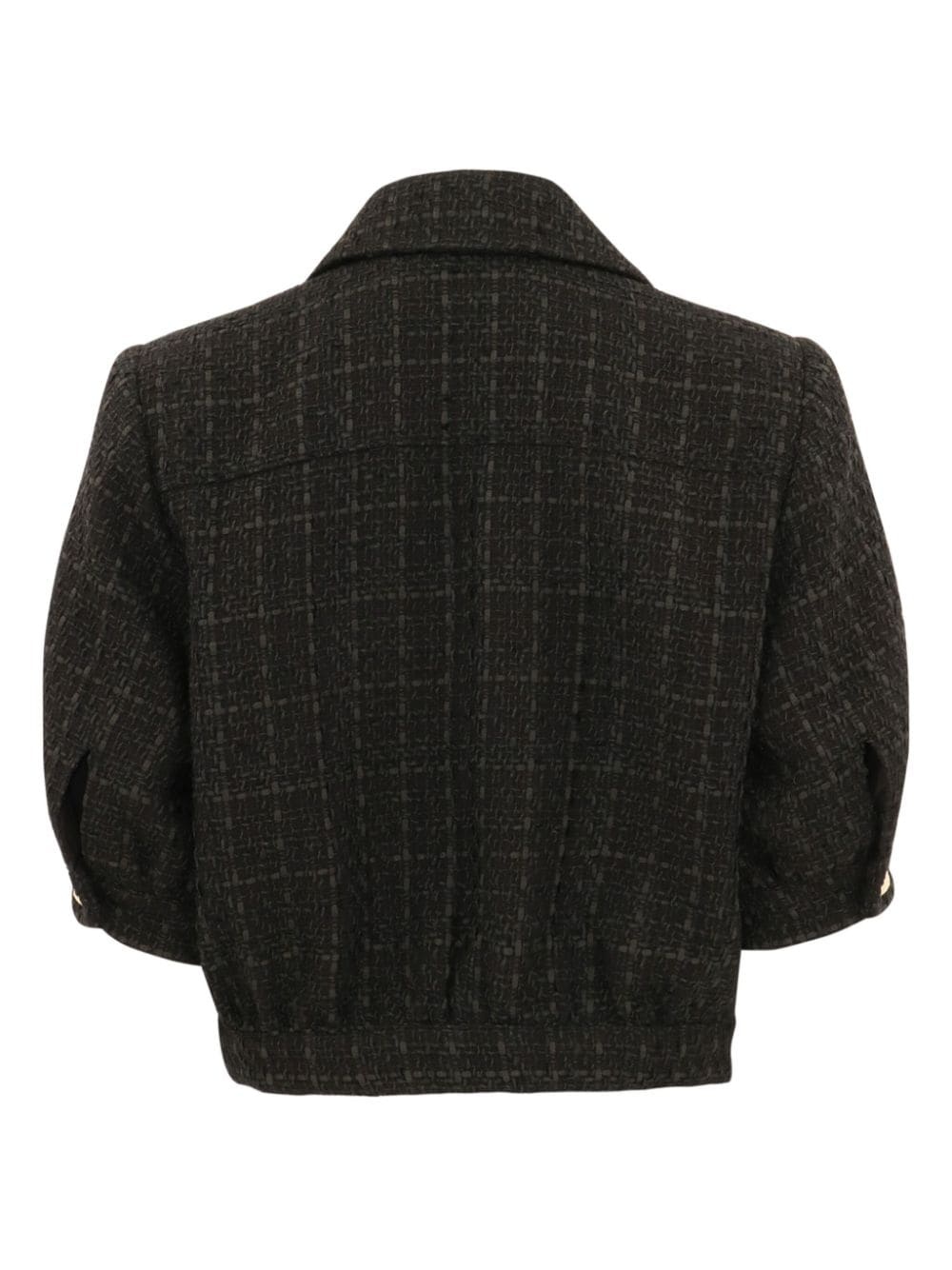 Cove cropped tweed jacket - 2