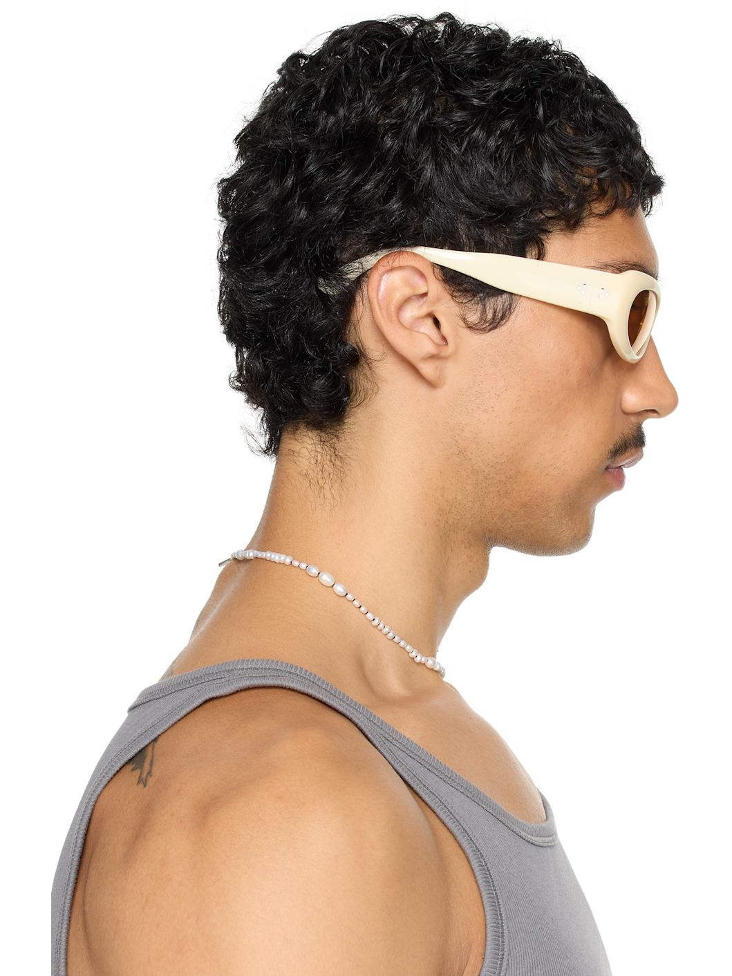 SSENSE Exclusive Beige Khilna Sunglasses - 5