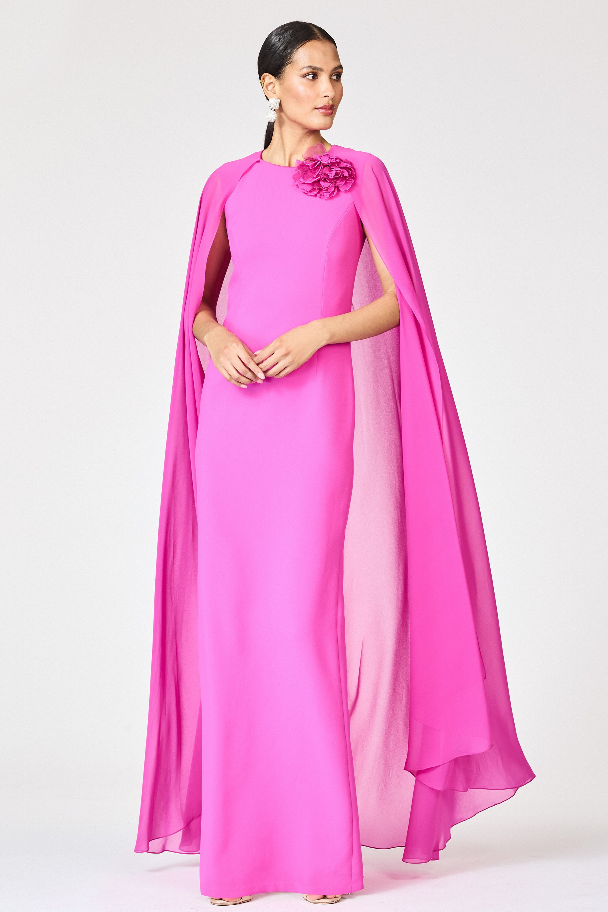 CHIARA GOWN - CERISE - 3