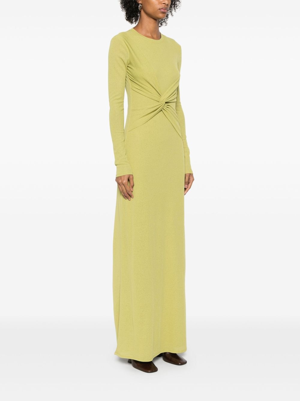twist-detail maxi dress - 3