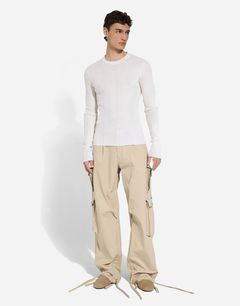 Dolce & Gabbana Silk round-neck sweater outlook