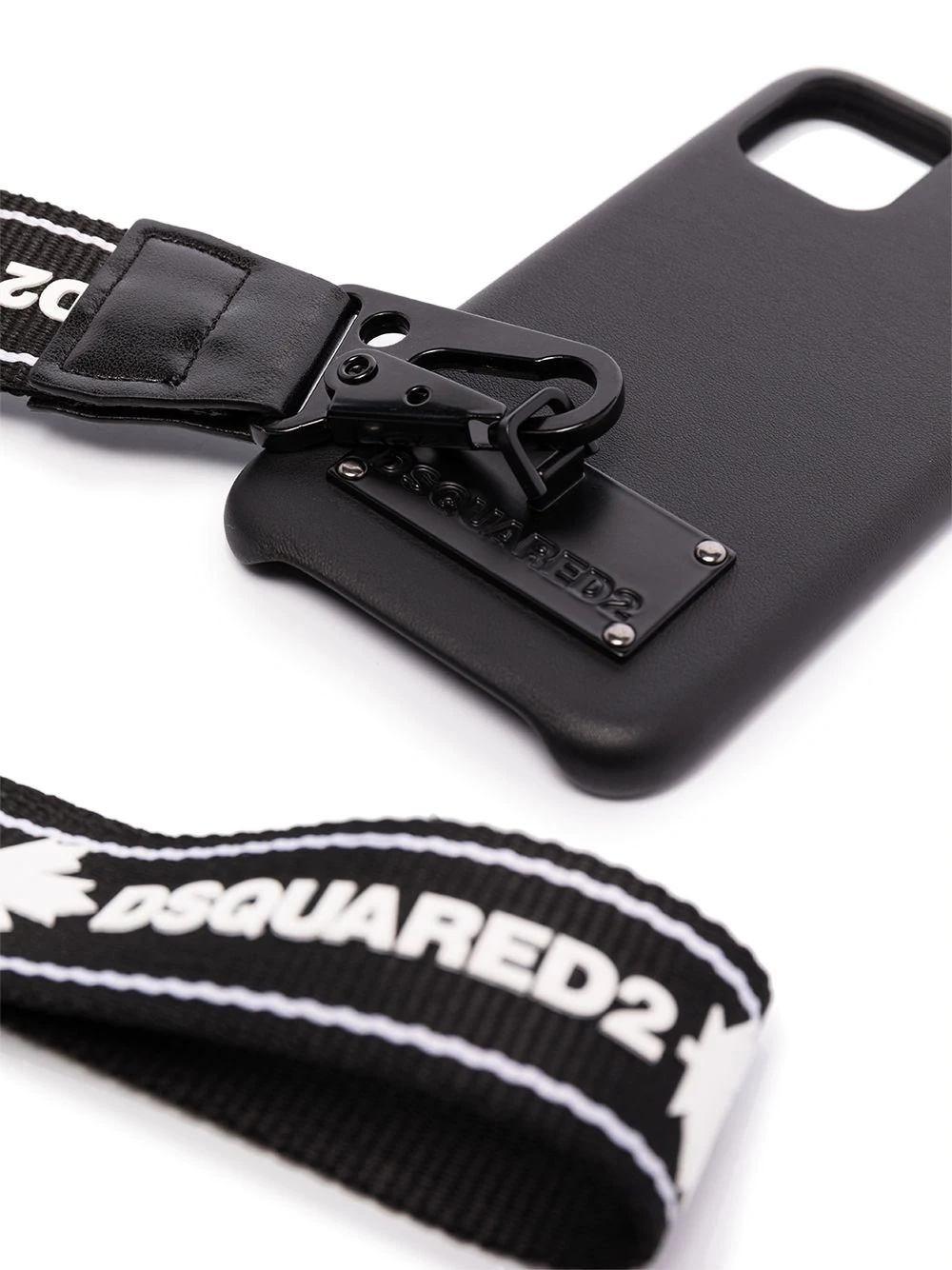 logo-embellished strap iPhone 11 case - 2