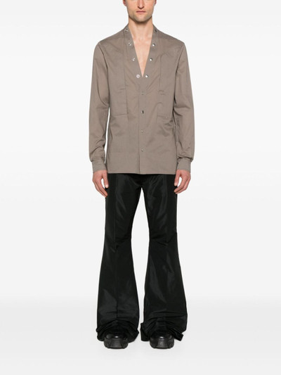 Rick Owens Bolan bootcut faille trousers outlook