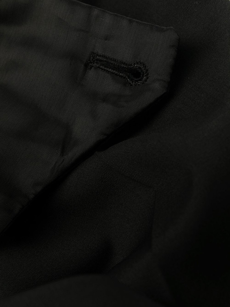 tailored logo-plaque trousers 6
