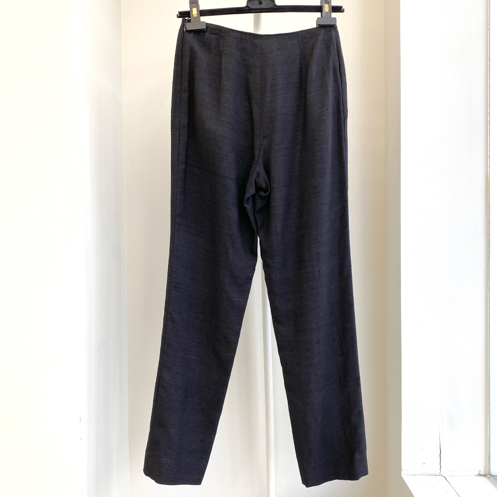 Chanel silk slacks - 2