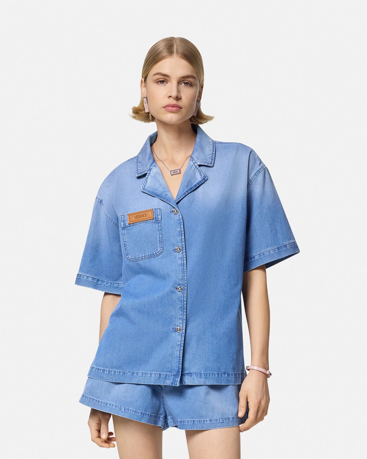 Denim Boxy Shirt - 4