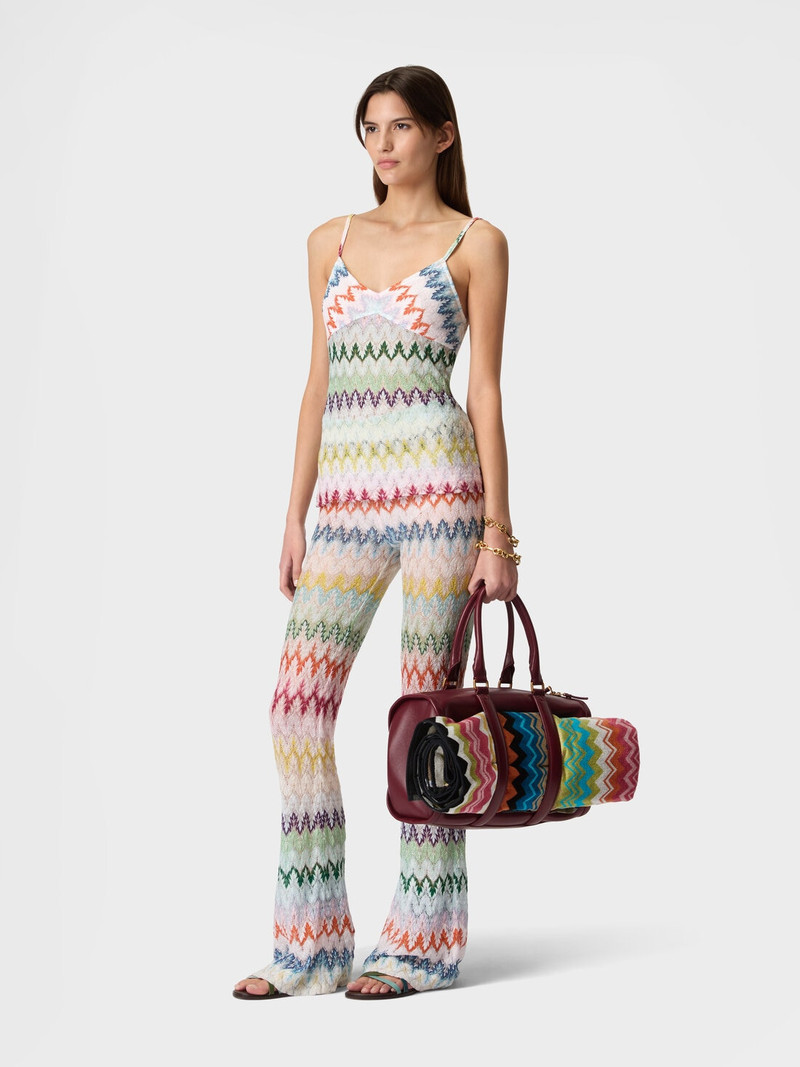 Missoni Zig zag lace tank top outlook