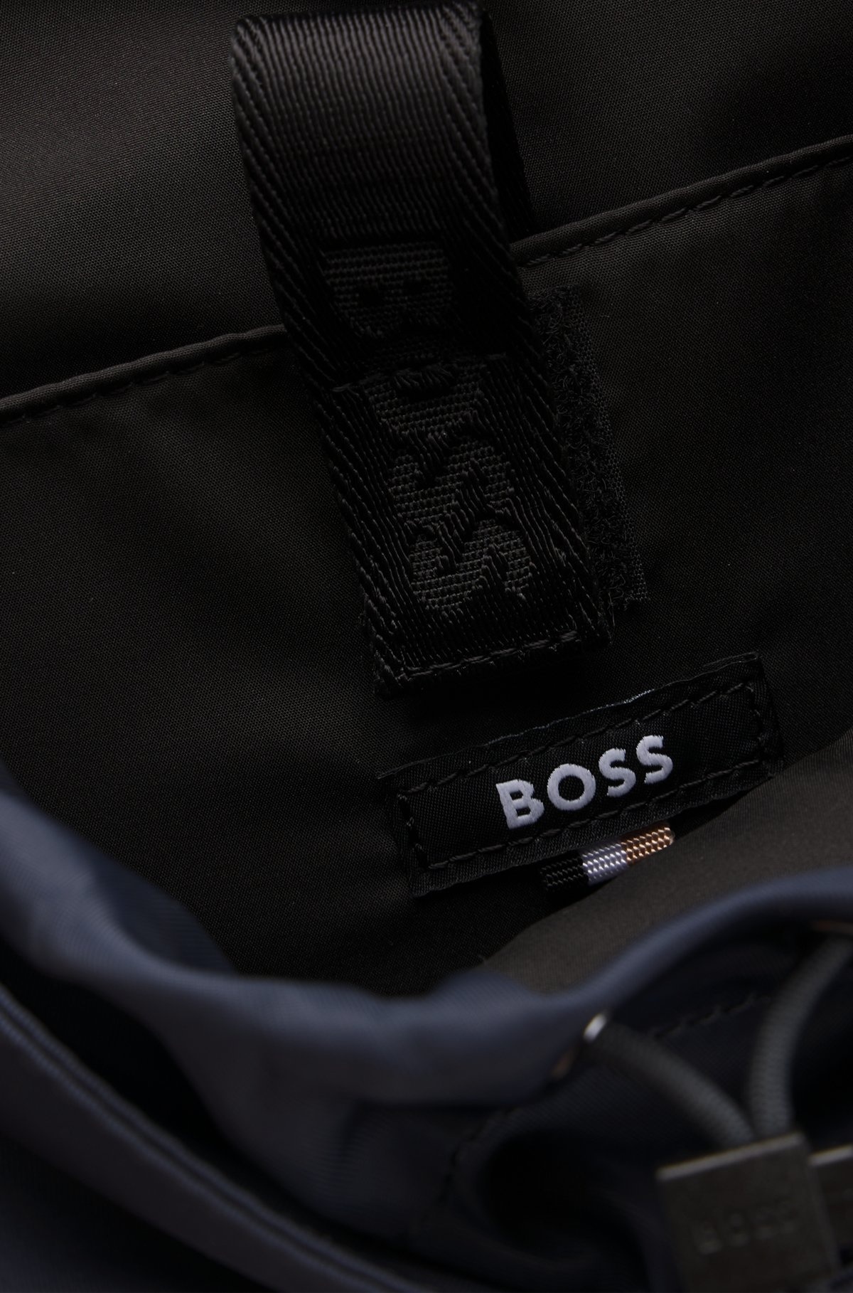 MULTI-POCKET BACKPACK WITH DOUBLE B MONOGRAM TRIM - 4