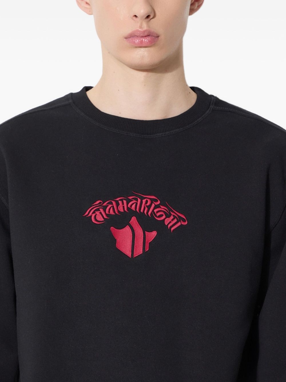 embroidered dragon sweatshirt - 5
