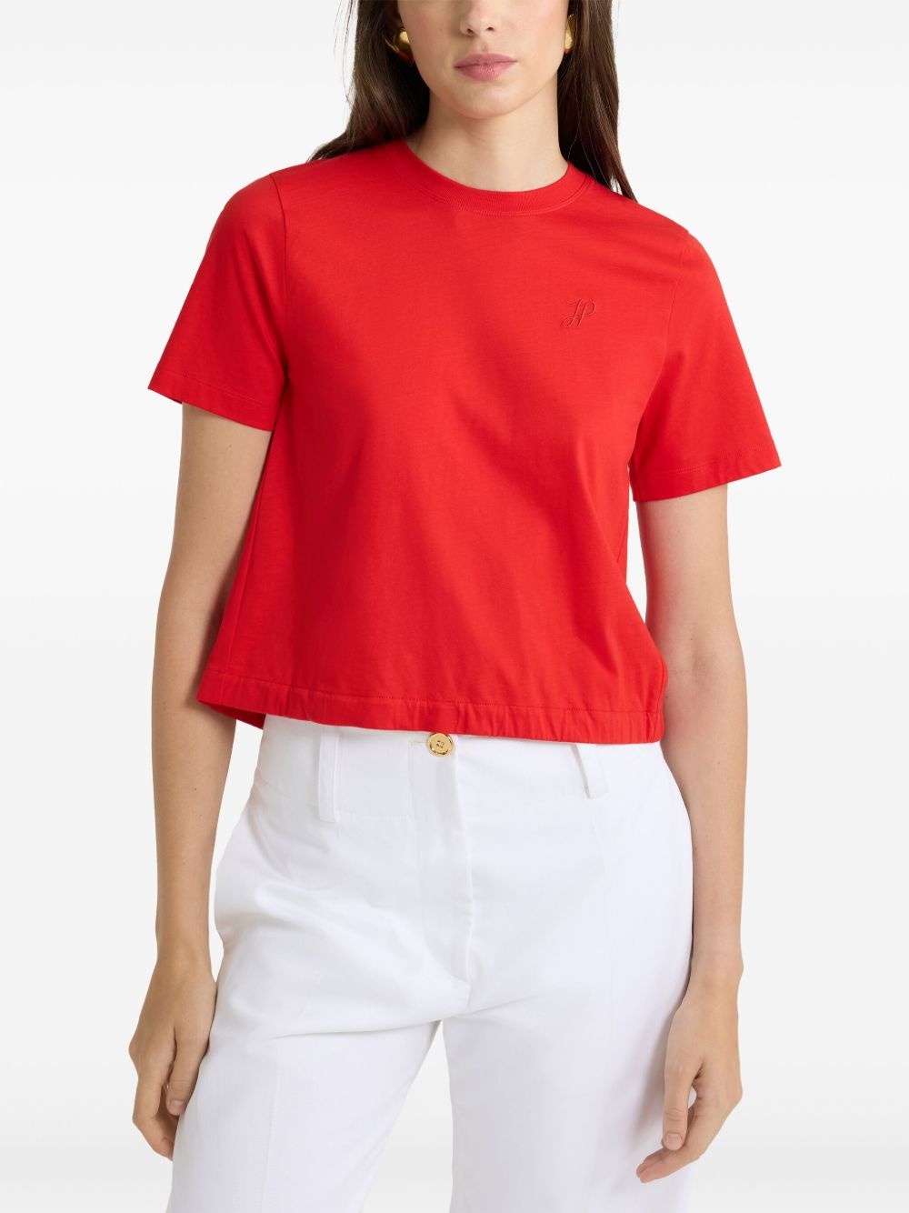 open-back T-shirt - 4