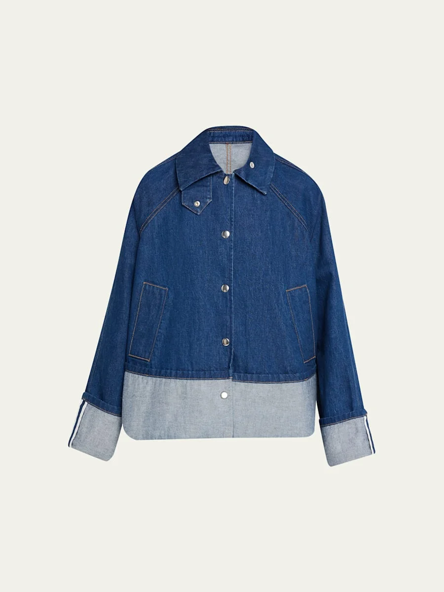 Wells Trapeze Denim Jacket - 1