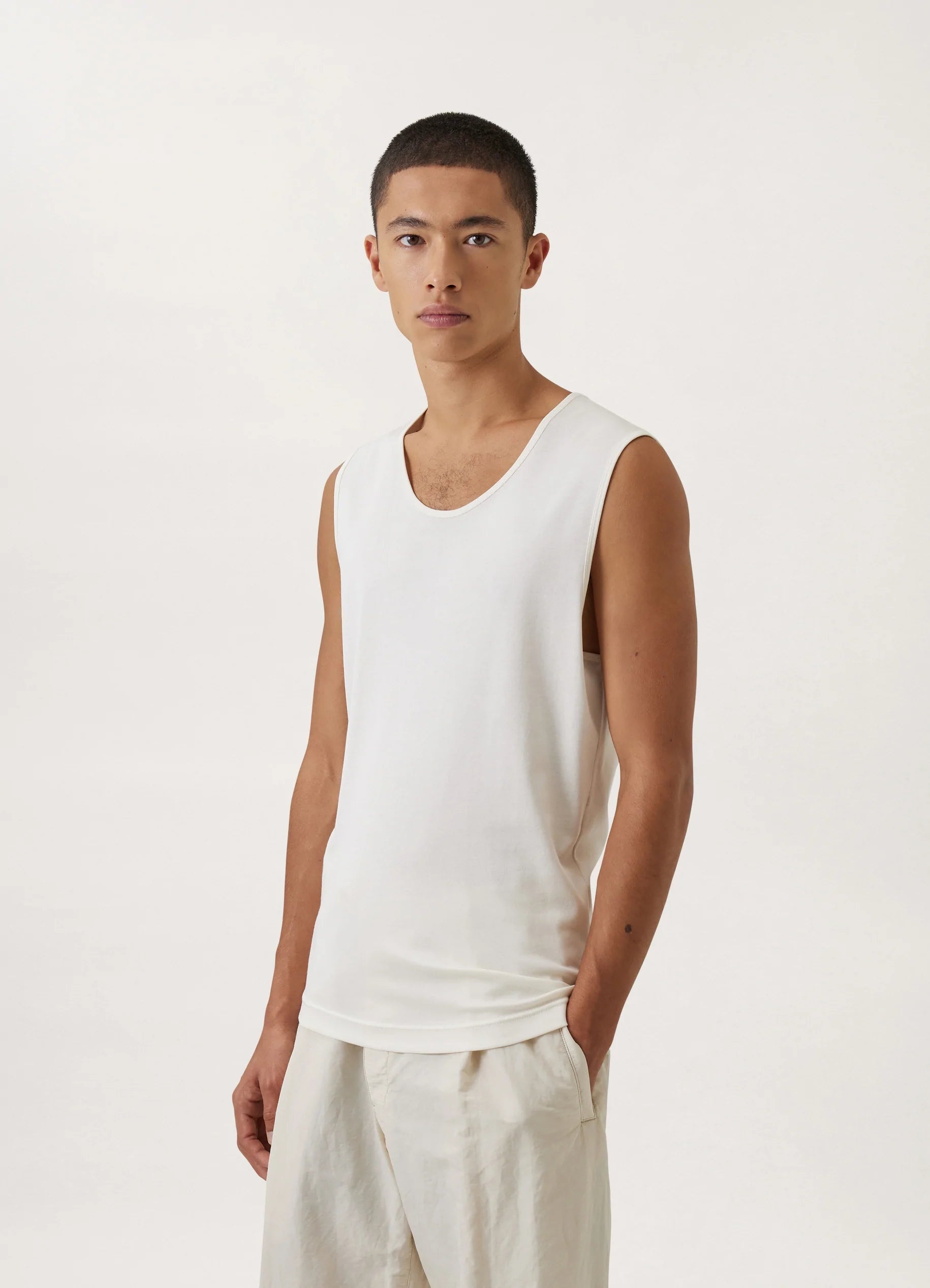RIBBED TANK TOP
RIB JERSEY - 2