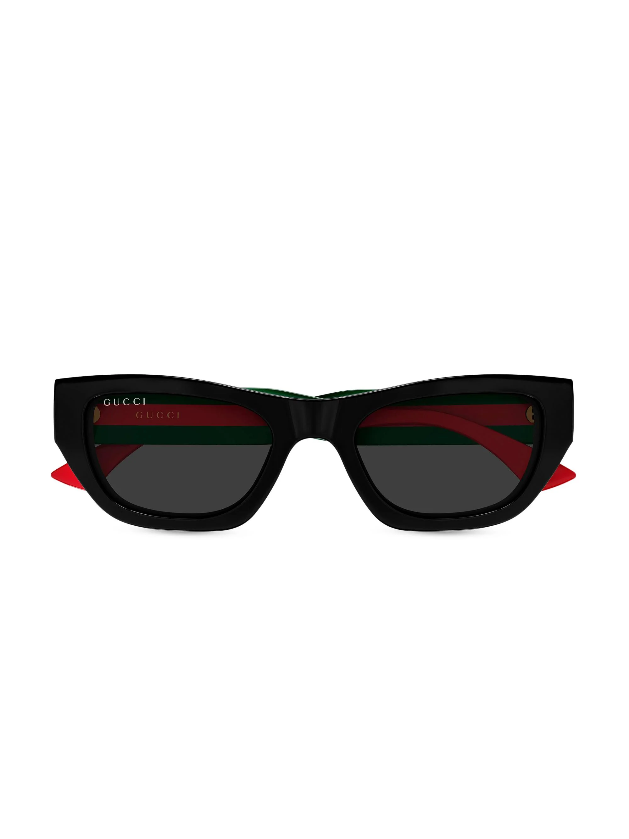 Women's New Pop Web 52MM Cat-Eye Sunglasses - Red Green Black - 1