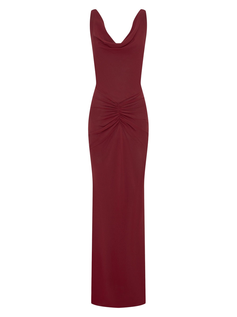 Women's Calia Cowlneck Maxi Dress - Plum 1