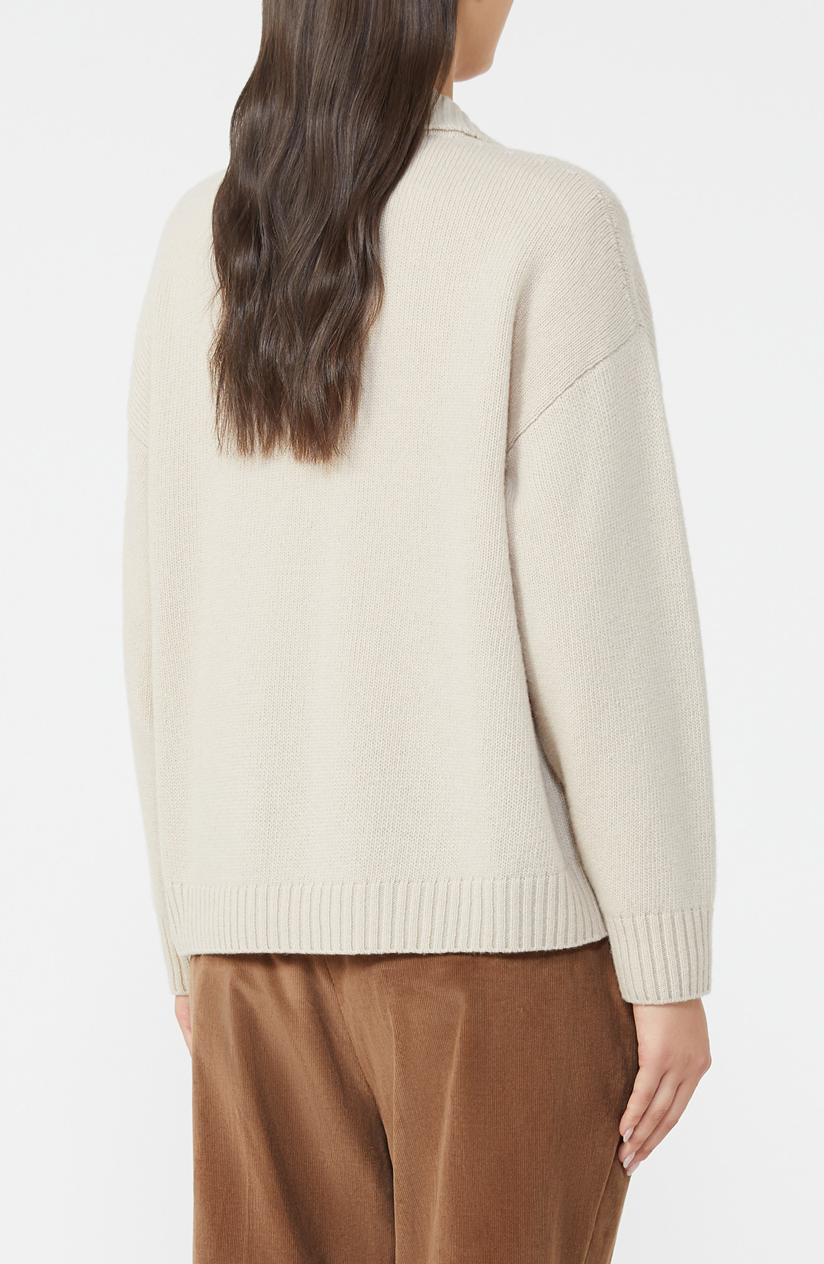Weekend Max Mara Agre Collar Sweater in Beige at Nordstrom - 2