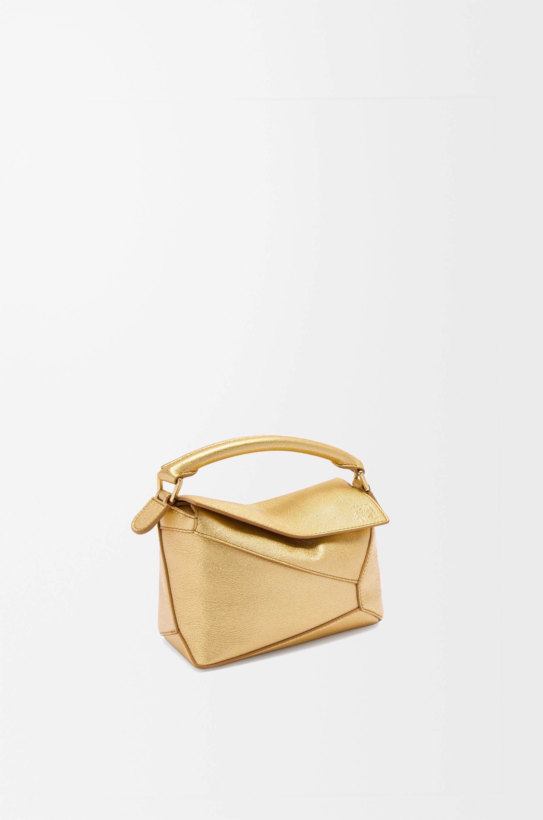 Mini Puzzle bag in laminated lambskin - 4