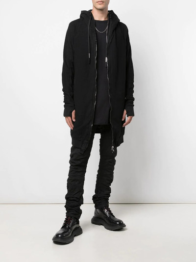 Boris Bidjan Saberi asymmetric-front skinny trousers outlook