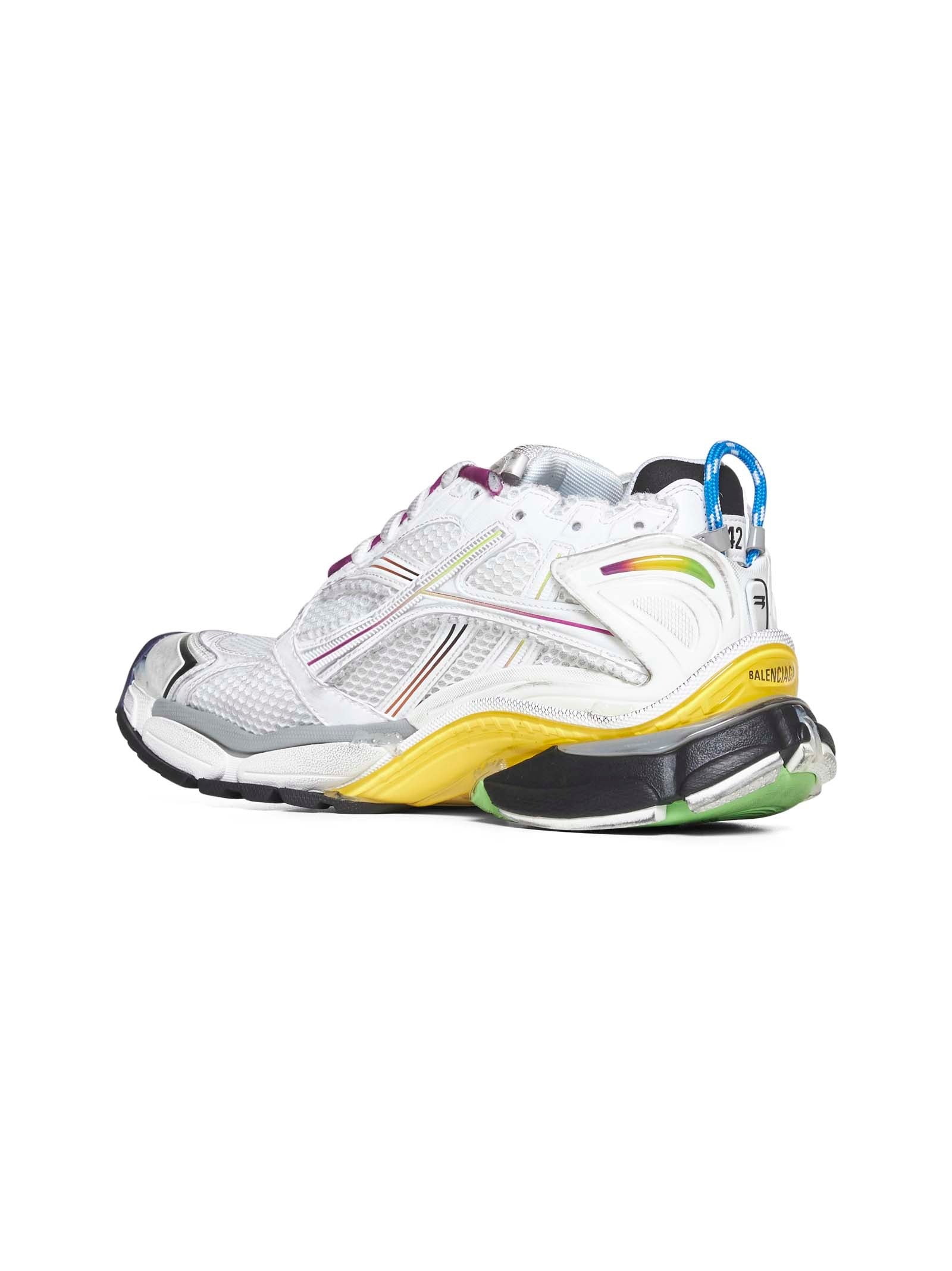 White Gradient Runner sneakers - 3