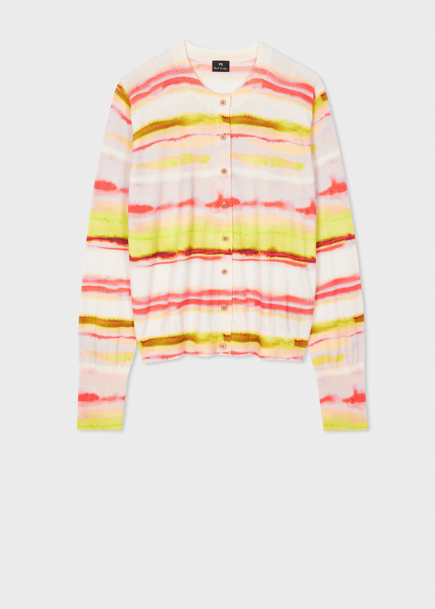 Women's Orange 'Sunray' Knitted Cardigan - 1