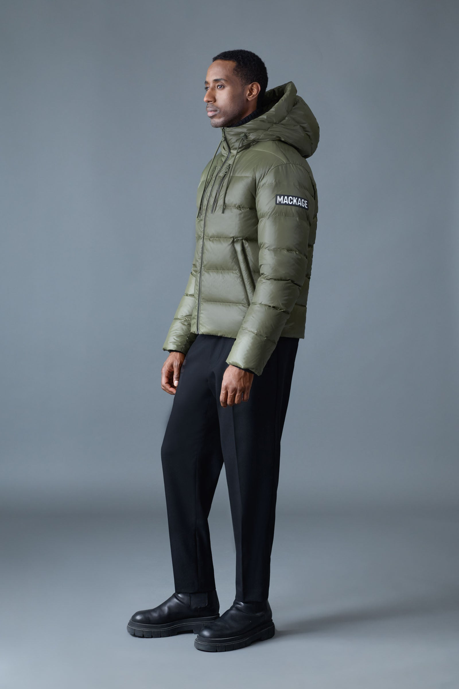 VICTOR-R Light Down Jacket with Storm Visor Hood - 3